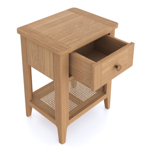 Elegans Natural Oak Lamp Table