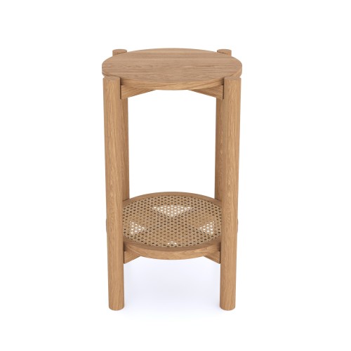 Elegans Natural Oak Round Side Table
