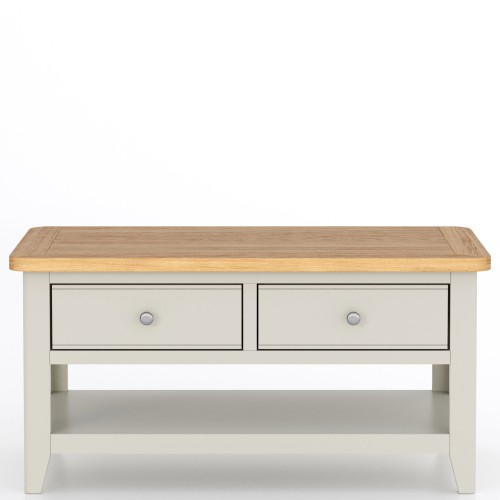 Harlyn Painted Coffee Table 2 Drawers