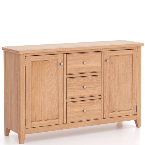 Harlyn Natural Oak 2 Door 3 Drawer Sideboard