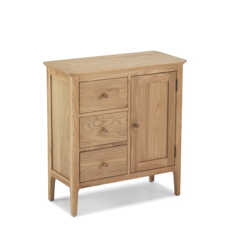Enfield Oak Hallway Cupboard Lifestyle Furniture UK