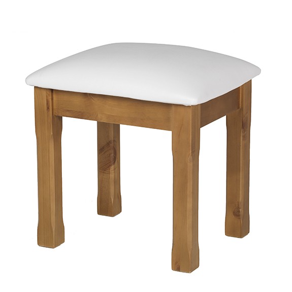Country Pine Dressing Table Stool Lifestyle Furniture UK