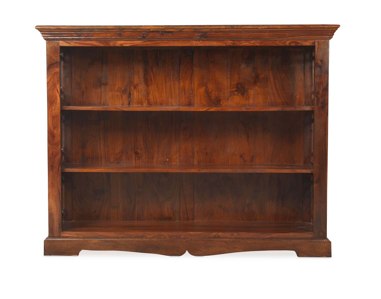 Jali Sheesham Low Bookcase Lifestyle Furniture UK