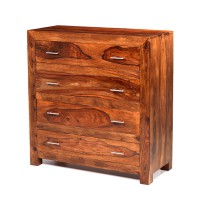 Cuba Sheesham 4 Drawer Chest of Drawers