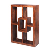 Cuba Sheesham Yoga Bookcase