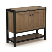 Riverside Industrial Oak 2 Door Cabinet