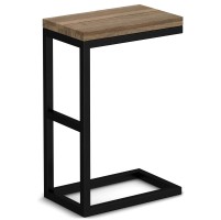 Riverside Industrial Oak Side/lamp Table
