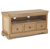 LoraineNatural Oak Living & Dining TV Video Cabinet