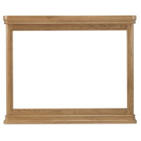 Loraine Natural Oak Bedroom Wall Mirror