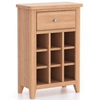 Harlyn Natural Oak Wine Cabinet