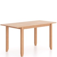 Harlyn Natural Oak 125/165cm Extending Dining Table