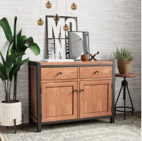 Industrial Acacia Standard Sideboard
