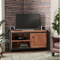 Industrial Acacia Corner TV Unit
