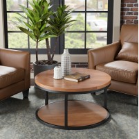 Industrial Acacia Coffee Table