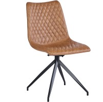 VALI S Pu Brown - Swivel Black Legs