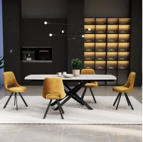ENZO Ceramic Agrento Grey - EXT Matt 120/180 With 6 Chairs