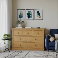 Chunky Pine 3 Over 4 Chest of Drawers