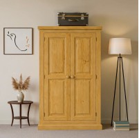 Chunky Pine Kids Double Wardrobe