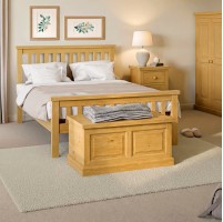 Chunky Pine Blanket Box