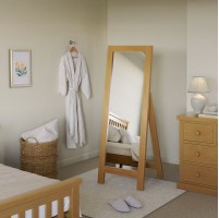 Chunky Pine Cheval Mirror