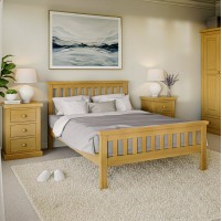 Chunky Pine King Size Bed (5')