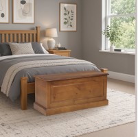 Country Pine Blanket Box