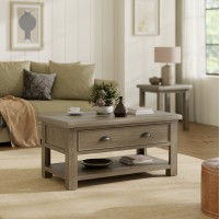 Stoneford Oak Coffee Table with 2 Drawers