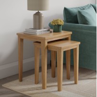 Cadley Oak Nest of 2 Tables