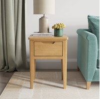 Cadley Oak Lamp Table