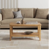 Cadley Oak Coffee Table with Shelf