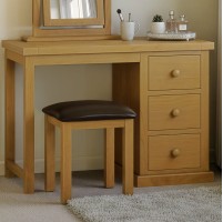 Chunky Pine Dressing Table Stool