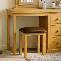 Chunky Pine Dressing Table Stool