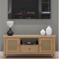 Elegans Natural Oak Wide TV Unit