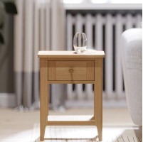 Elegans Natural Oak Lamp Table
