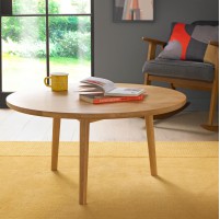 Skioa Oak Circular Coffee Table