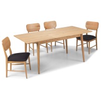 Skioa Oak Extended Dining Table with 6 Chairs