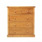 Chunky Pine 2 Over 3 Chest of Drawers