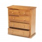 Chunky Pine 2 Over 3 Chest of Drawers