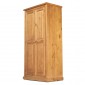 Chunky Pine Ladies Double Wardrobe