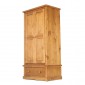 Chunky Pine Gents Double Wardrobe