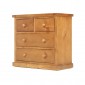 Chunky Pine 2 Over 2 Chest of Drawers