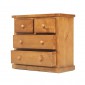 Chunky Pine 2 Over 2 Chest of Drawers