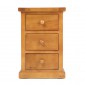 Chunky Pine Kids 3 Drawer Bedside Cabinet