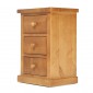 Chunky Pine Kids 3 Drawer Bedside Cabinet