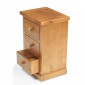 Chunky Pine Kids 3 Drawer Bedside Cabinet