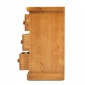 Chunky Pine Kids 3 Drawer Bedside Cabinet