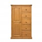 Chunky Pine Combination Wardrobe