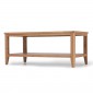 Cadley Oak Coffee Table with Shelf