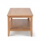 Cadley Oak Coffee Table with Shelf