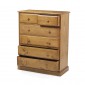 Country Pine 6 Drawer Chest of Drawers